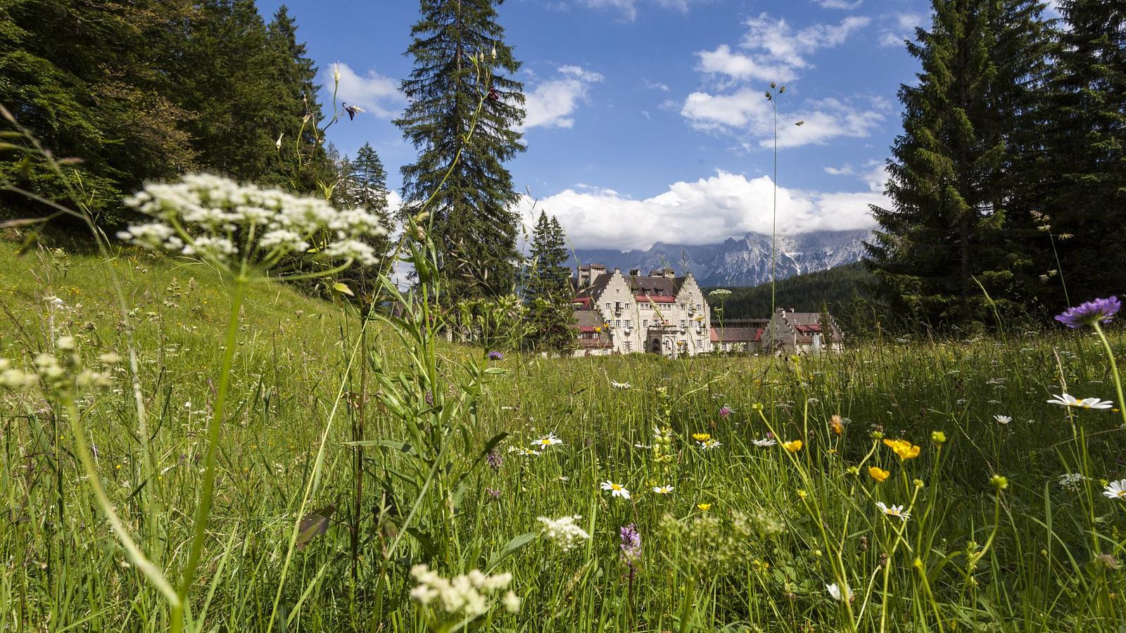 Das Kranzbach, Krün, near Garmisch-Partenkirchen, Bavaria, Germany