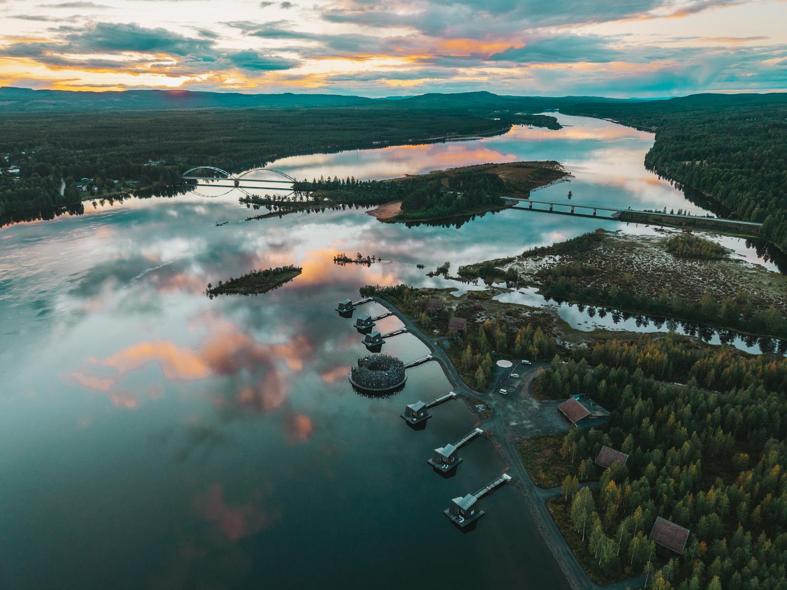 Arctic Bath, Harads, Swedish Lapland, Norrbotten, Sweden